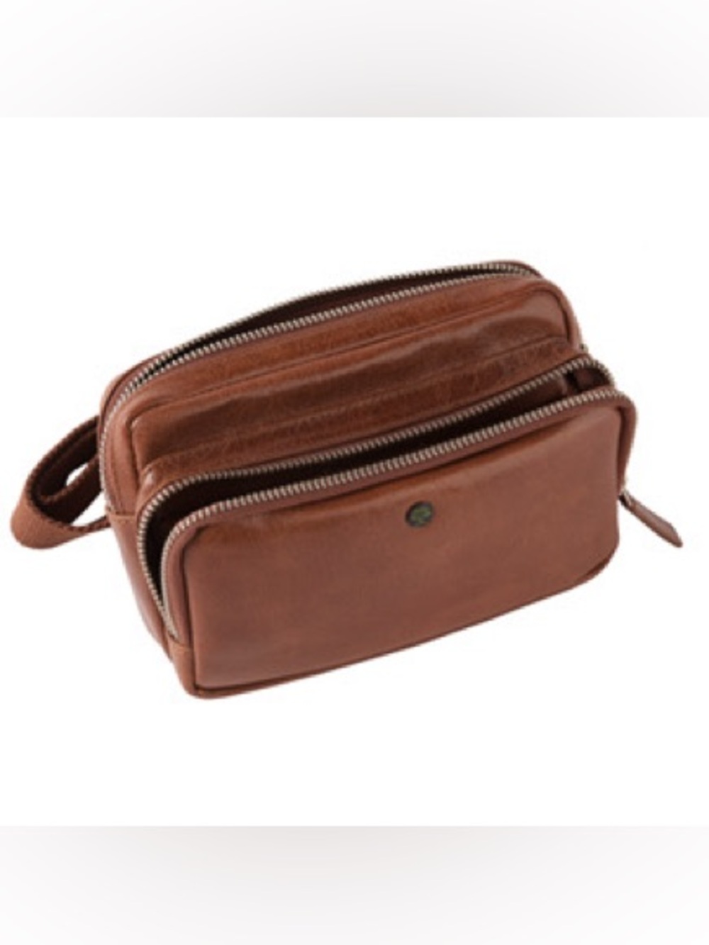 Auliv Brown Genuine Leather Fanny Pack, Hip Pack - Picture 2 of 16
